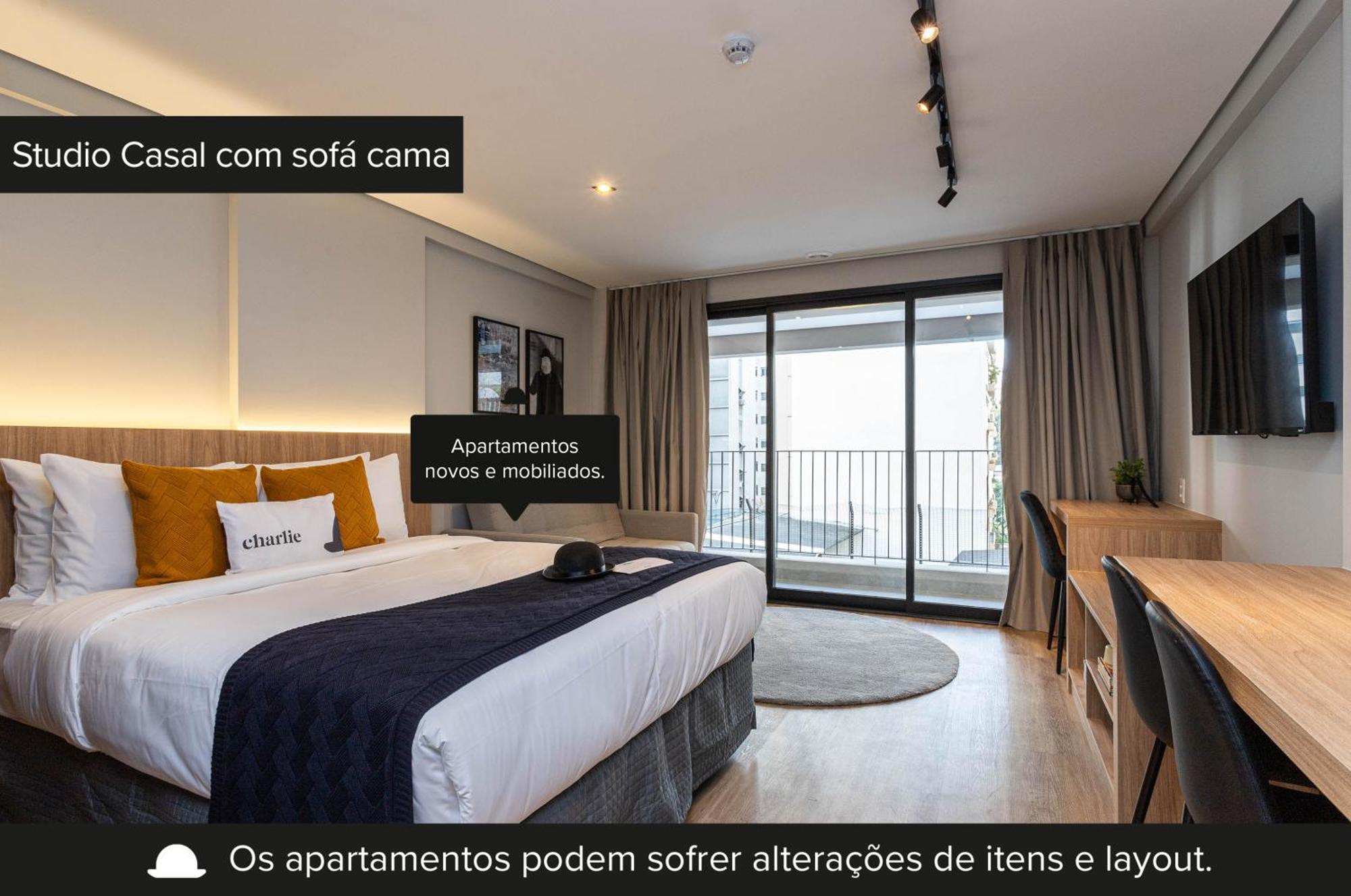 Апартаменты Charlie Pamplona Jardim Paulista Сан-Пауло Экстерьер фото