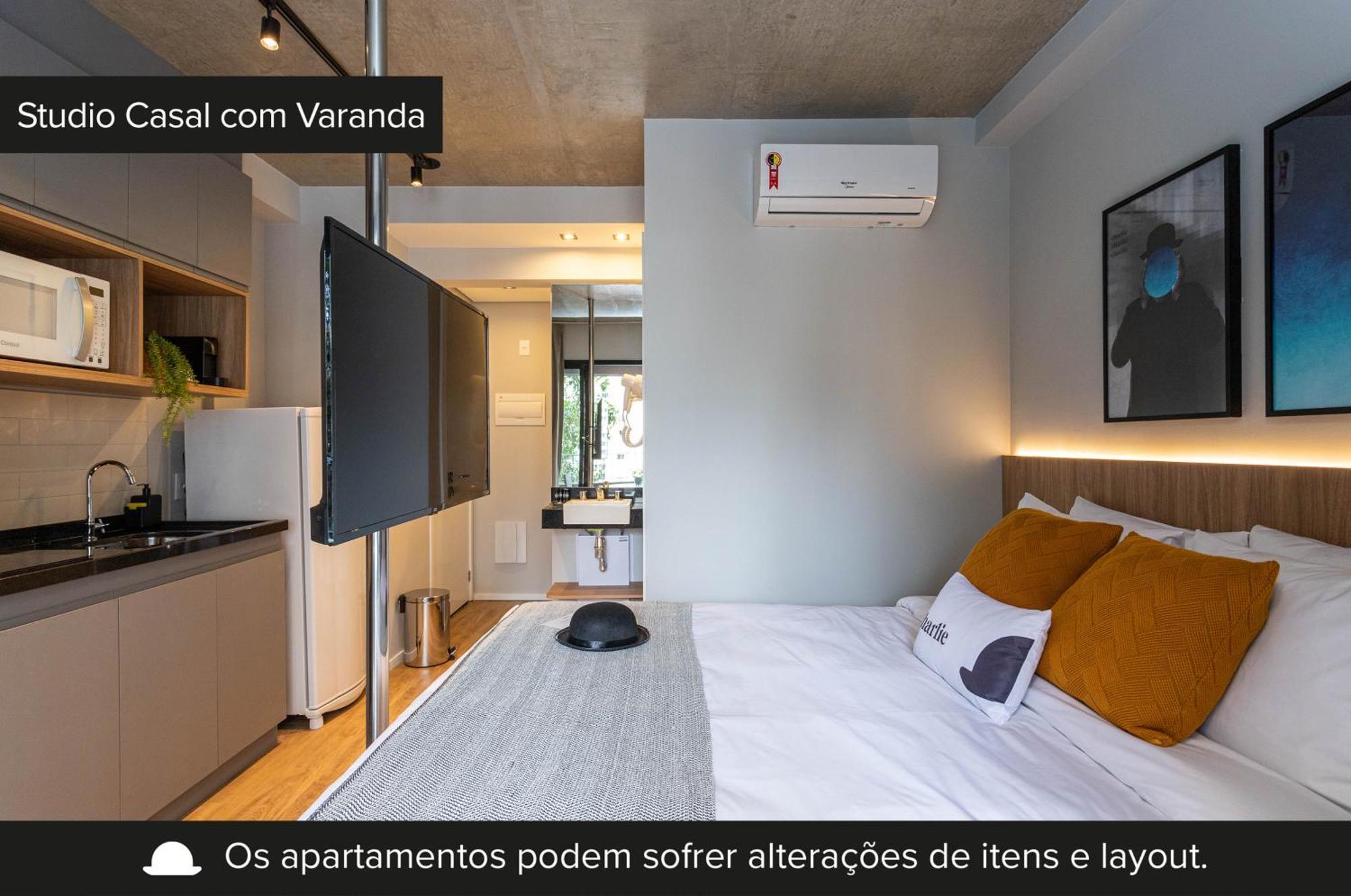 Апартаменты Charlie Pamplona Jardim Paulista Сан-Пауло Экстерьер фото