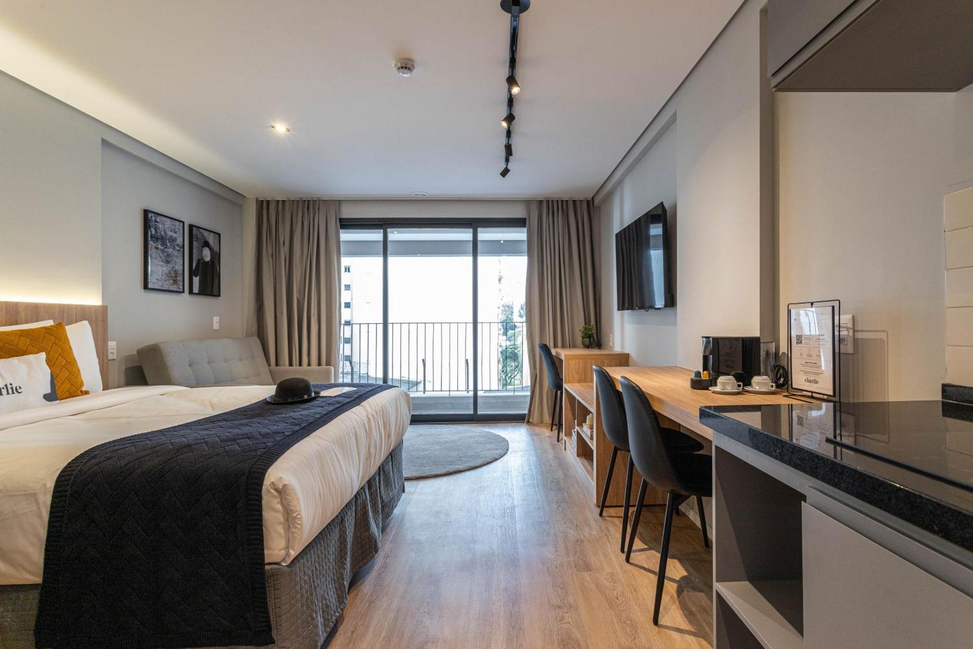 Апартаменты Charlie Pamplona Jardim Paulista Сан-Пауло Экстерьер фото