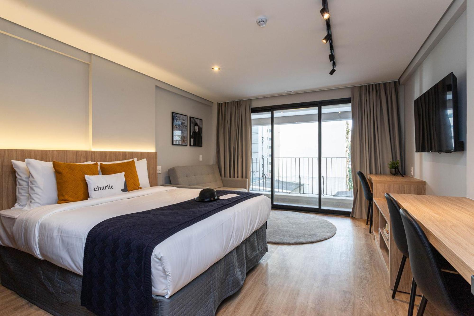 Апартаменты Charlie Pamplona Jardim Paulista Сан-Пауло Экстерьер фото
